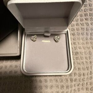 Tart Silver Heart Earrings